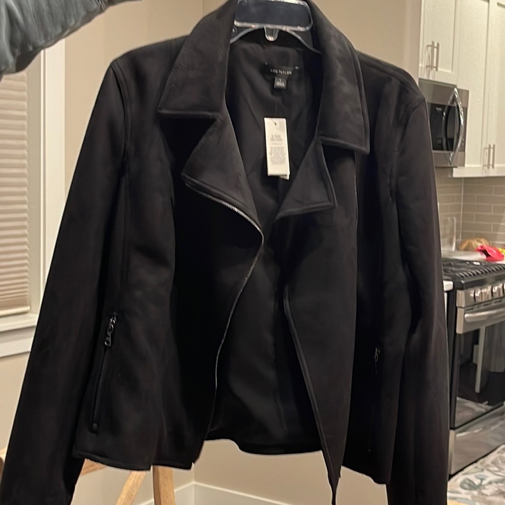 Brand new faux suede with zippers.